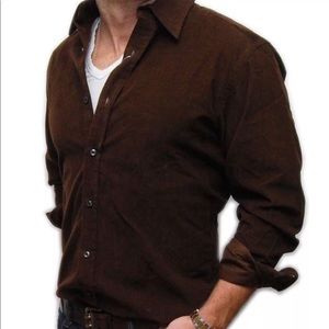 Ralph Lauren Purple Label Corduroy Button Shirt